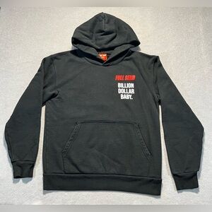 NELK Boys Full Send Logo Hoodie Men’s Medium Black Pullover Streetwear
